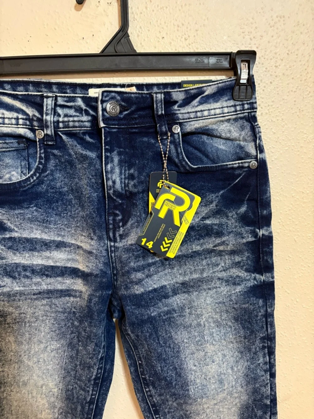 Boys  Washed Blue Jeans - Classic Slim Fit